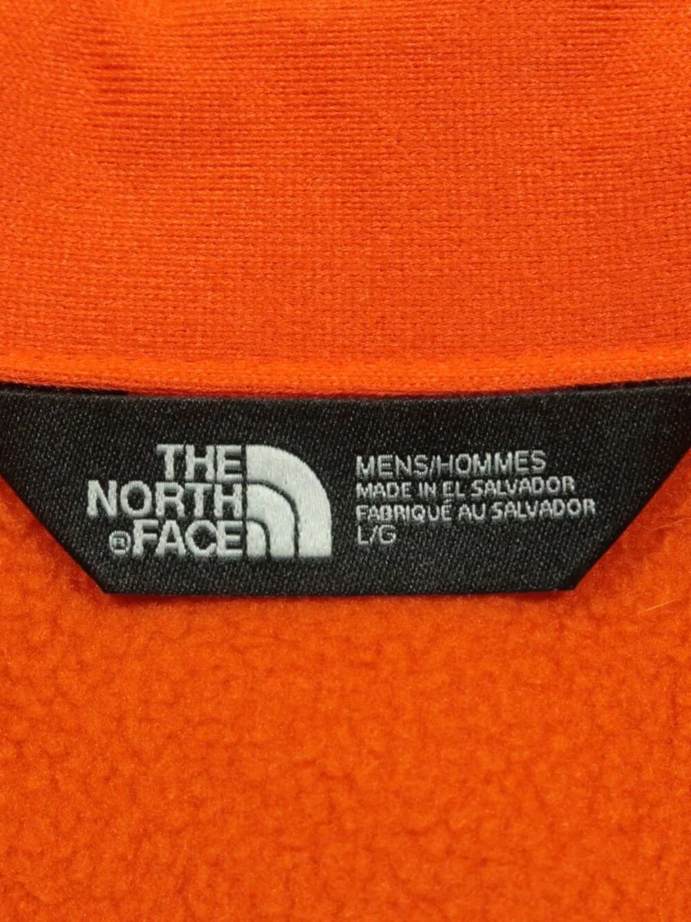 The North Face Gatorade Skyline Fleece Jacket Mens L Orange Full Zip